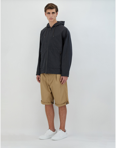 Herno Techno Lux Bomber Jacket In Grey