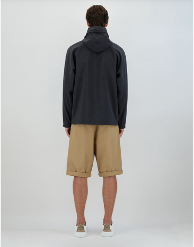 Herno Techno Lux Bomber Jacket In Grey