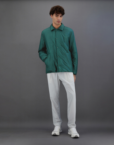 Herno Laminar Shirt In Translucent Ripstop In Dark Forest