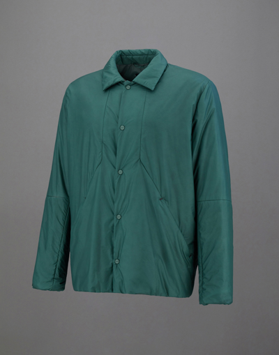 Herno Laminar Shirt In Translucent Ripstop In Dark Forest