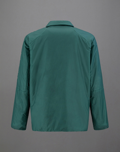 Shop Herno Laminar Shirt In Translucent Ripstop In Dark Forest