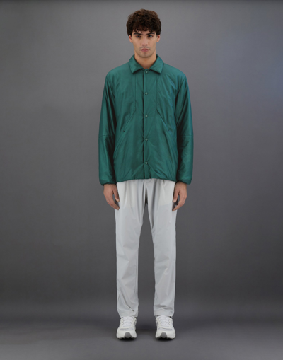 Shop Herno Laminar Shirt In Translucent Ripstop In Dark Forest