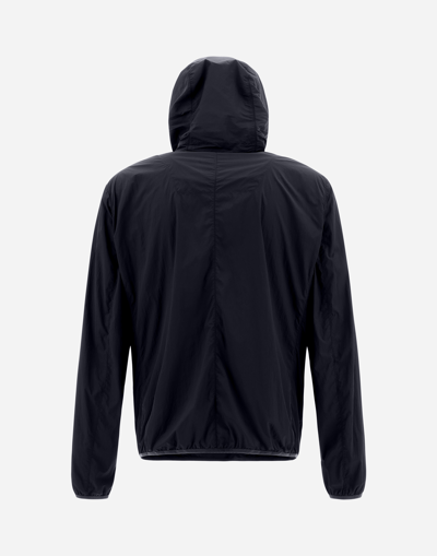 Herno Ultralight Matt Bomber Jacket In Blue