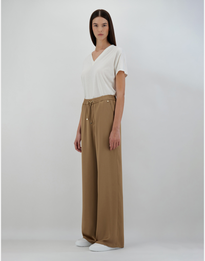 Shop Herno Casual Satin パンツ In Sand