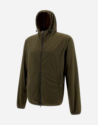 Herno Ultralight Matt Bomber Jacket In Light Military