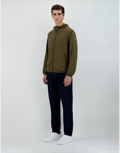 Shop Herno Ultralight Matt ボンバージャケット In Light Military