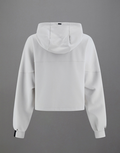 Herno Laminar Sweatshirt In Tech Double In Ice