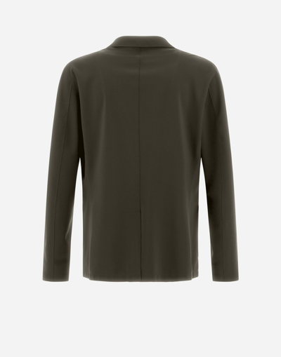 Herno Light Scuba Blazer In Light Military