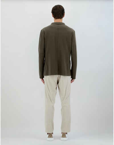 Herno Light Scuba Blazer In Light Military