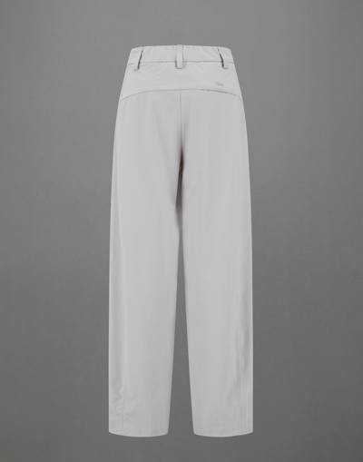 Herno Laminar Trousers In Comfort Structured In Ice