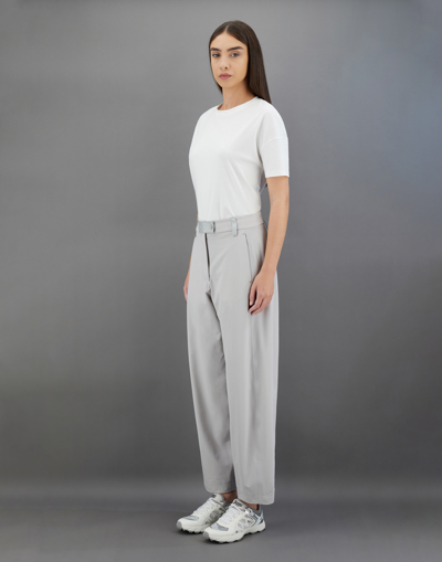 Herno Laminar Trousers In Comfort Structured In Ice