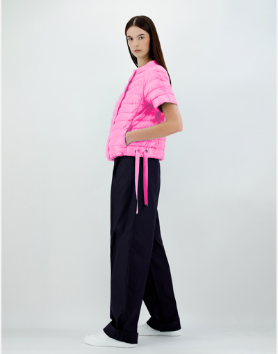 Herno Nylon Ultralight Cape Jacket In Pink