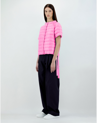 Herno Nylon Ultralight Cape Jacket In Pink