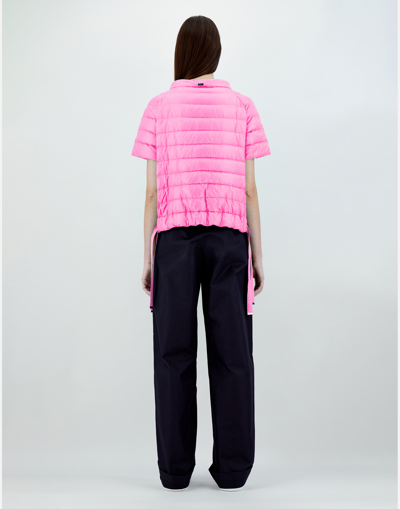 Shop Herno Nylon Ultralight ケープジャケット In Pink