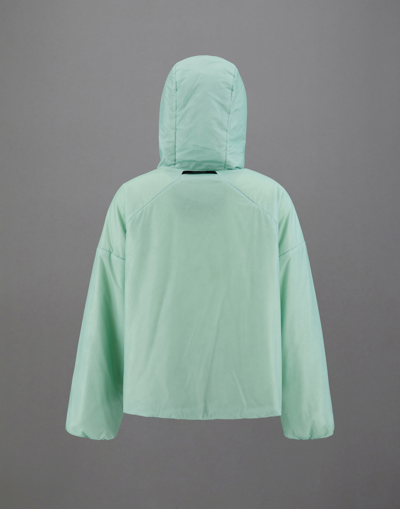 Herno Laminar Jacket In Translucent Ripstop In Seafoam Green