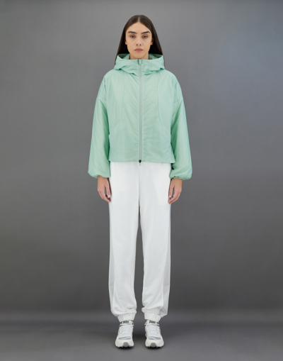 Herno Laminar Jacket In Translucent Ripstop In Seafoam Green