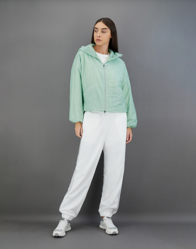 Herno Laminar Jacket In Translucent Ripstop In Seafoam Green