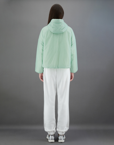 Herno Laminar Jacket In Translucent Ripstop In Seafoam Green