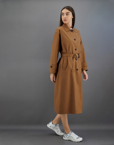 Herno Laminar Raincoat In Gore-tex Paclite In Tobacco