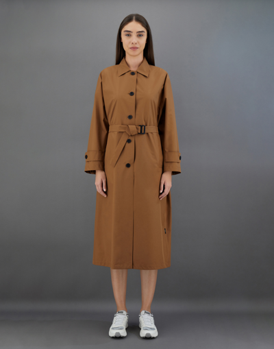Herno Laminar Raincoat In Gore-tex Paclite In Tobacco