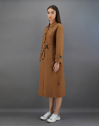 Herno Laminar Raincoat In Gore-tex Paclite In Tobacco