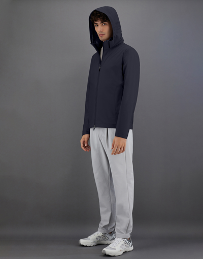 Herno Bomber Jacket In Essence In Blue