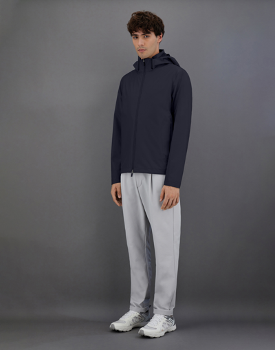 Herno Bomber Jacket In Essence In Blue