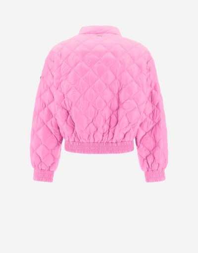 Shop Herno Nylon Ultralight ボンバージャケット In Pink
