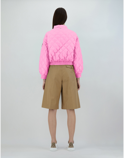 Shop Herno Bomber Jacket In Nylon Ultralight In Pink