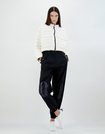 Herno Bomber Jacket In Gloss In White