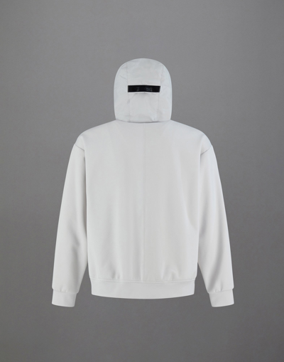 Herno Laminar Cardigan In Tech Double In Ice