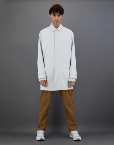 Herno Laminar Raincoat In Gore-tex Paclite In Ice