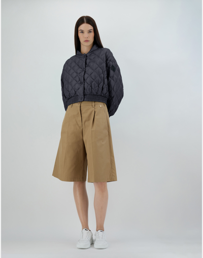 Herno Bomber Jacket In Nylon Ultralight In Black