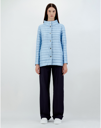 Herno Quilted Reversible Down Jacket In Teal