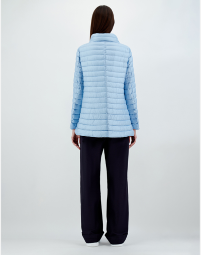 Herno Quilted Reversible Down Jacket In Teal
