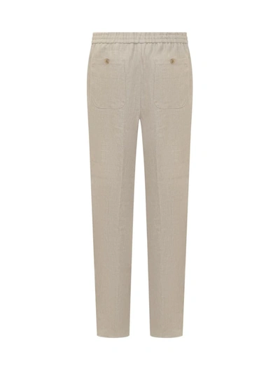 Shop Etro Trouser Jogger In Beige