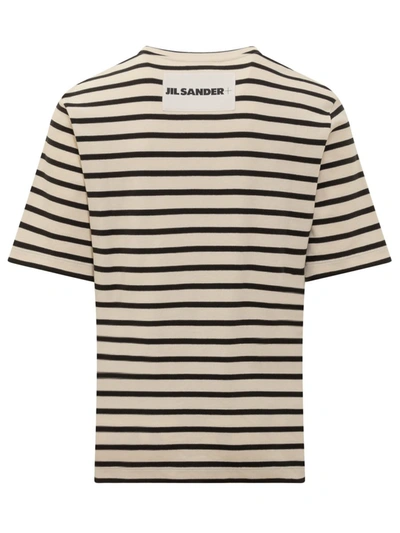 Shop Jil Sander Ss T-shirt In Beige