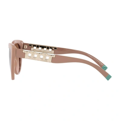 Tiffany & Co Tf4196 Cat-eye Brand-embellished Acetate Sunglasses In Pink
