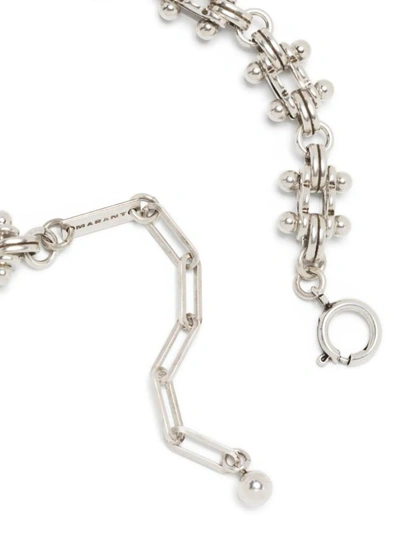 Shop Marant Lovely Man Silver Necklace