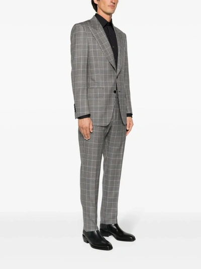 Shop Tom Ford Gray Atticus Suit In Grey