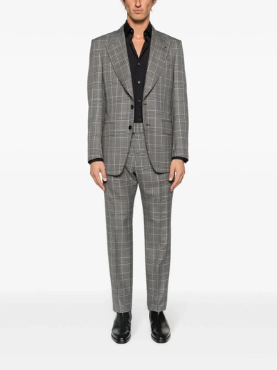 Shop Tom Ford Gray Atticus Suit In Grey