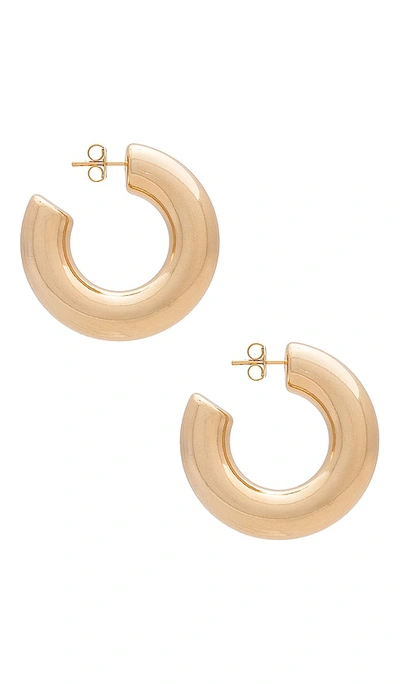 Shop Alexa Leigh Allegra Hoop Earrings In É‡‘è‰²