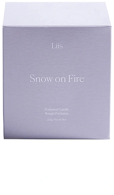 Liis Snow On Fire Candle In N,a