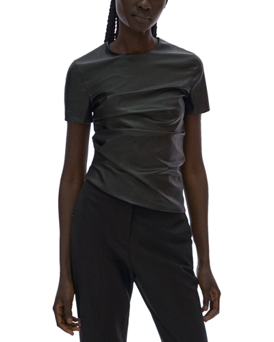 Shop Helmut Lang Relaxed Fit Twist Top