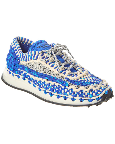 Shop Valentino Rope Sneaker In Blue
