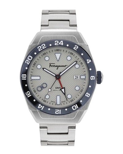 Shop Ferragamo Men's Slx Gmt Watch