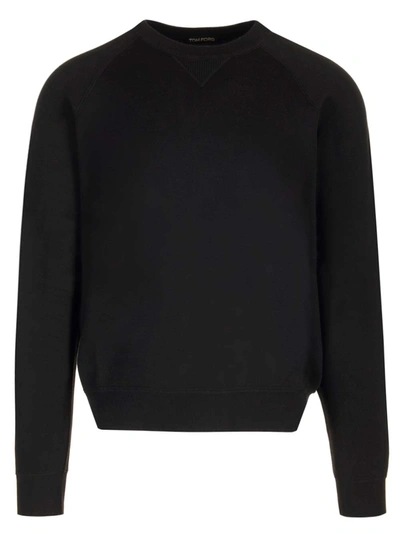 Shop Tom Ford Double Face Sweater In Black