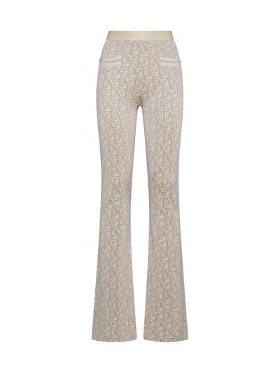 Shop Palm Angels Pants In Off White Beige
