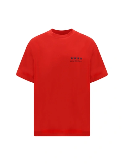 Shop Givenchy T-shirt In Red