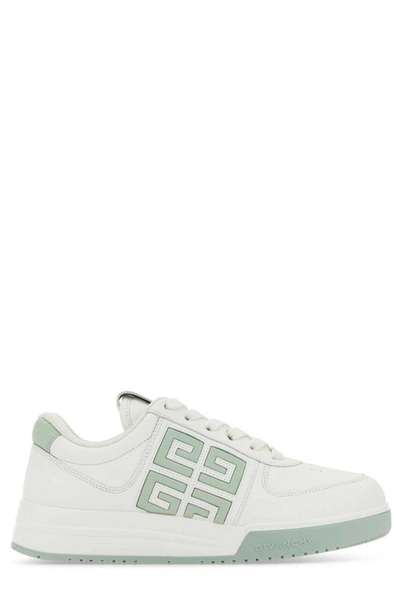 Shop Givenchy G4 Logo Detailed Low-top Sneakers In White